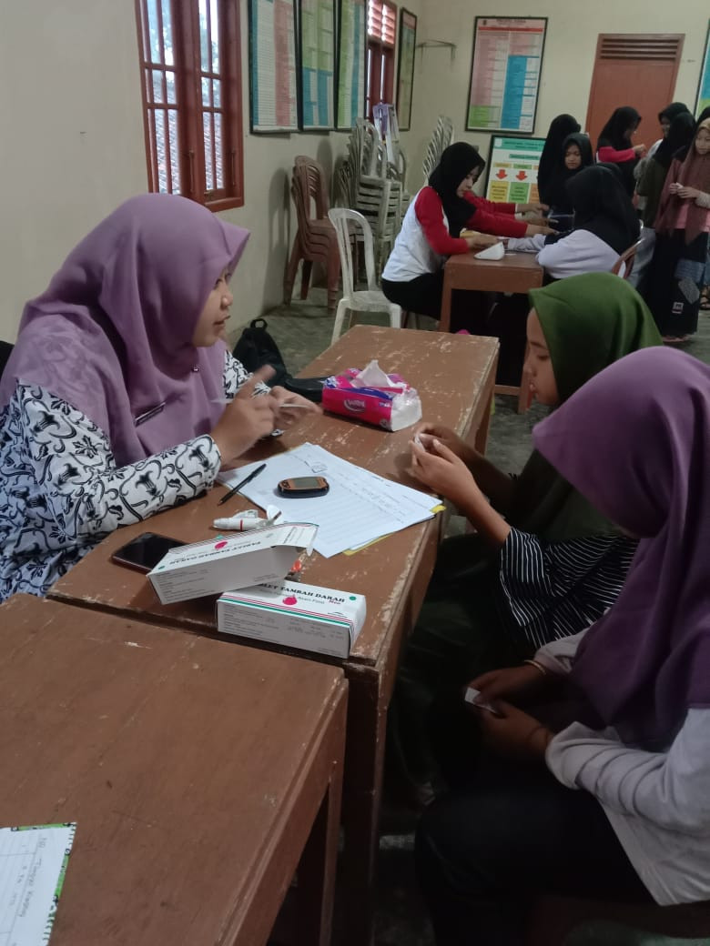 Pemberian tablet tambah darah bagi remaja putri dan ibu hamil
