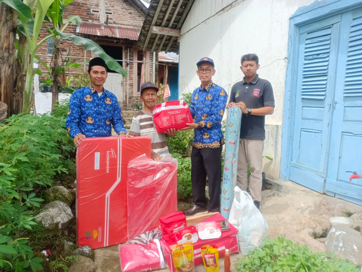 Bantuan sembako dari dinas sosial kabupaten wonosobo