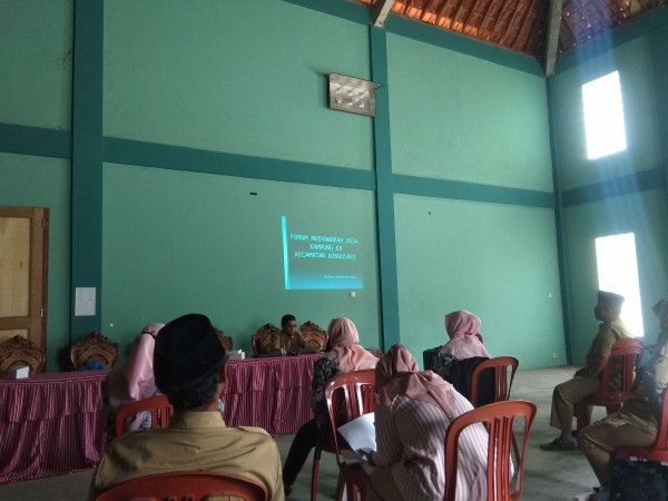 Forum Musyawarah Desa Kampung KB Kecamatan Windusari