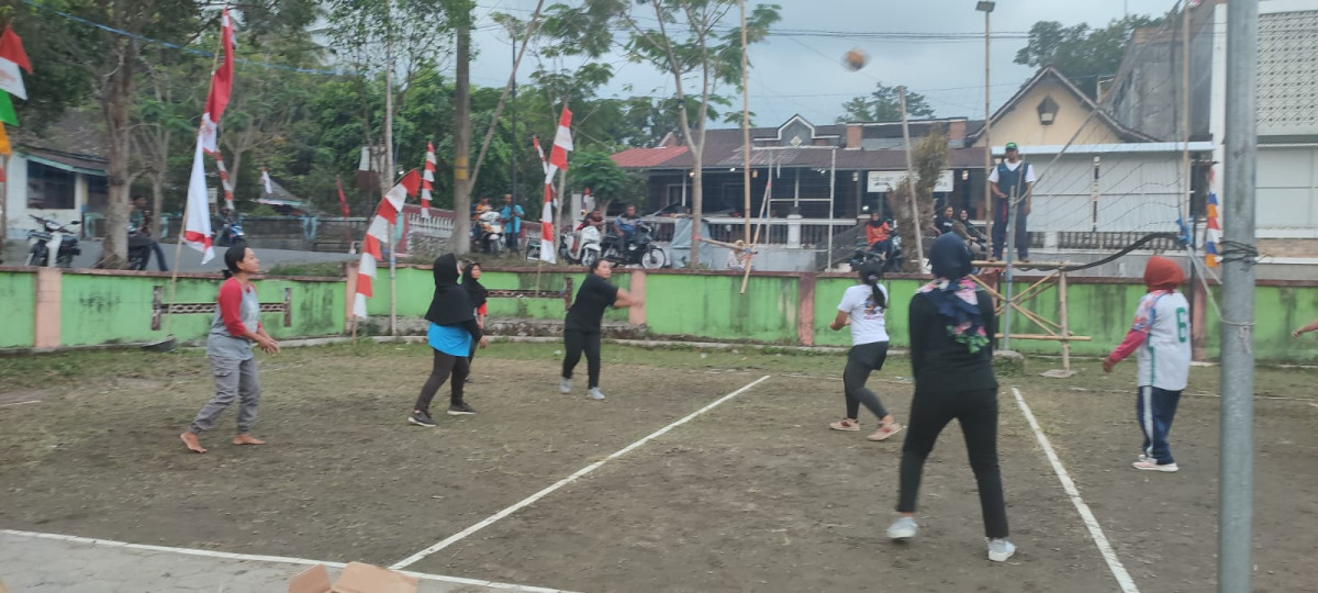 saat laga berlangsung