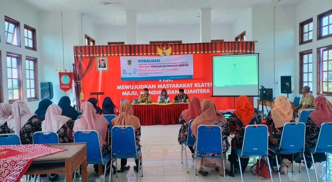Sosialisasi Perda tentang Pengarusutamaan Gender