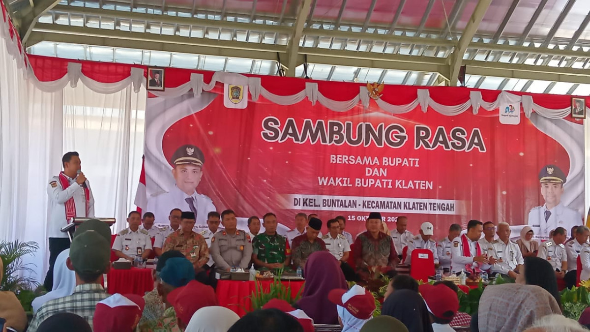 Sambung Rasa bersama Bupati dan Wakil Bupati Klaten
