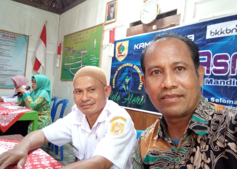 Bapak Kepala Desa Selomarto dan Pengurus Selo Asri