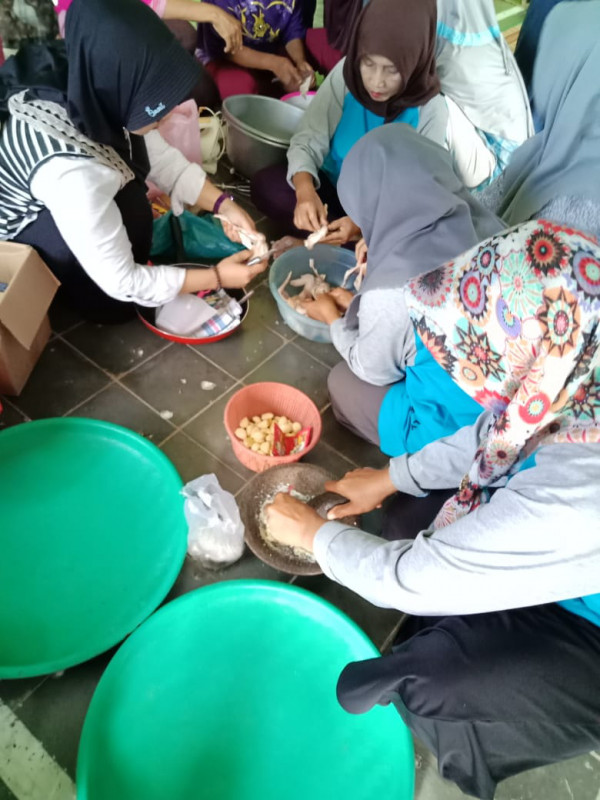 persiapan pembuatan bumbu kentucky krispy