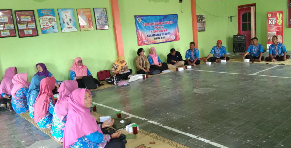 Rapat Pokja Kampung KB Adi Kencana Bulan Februari 2020