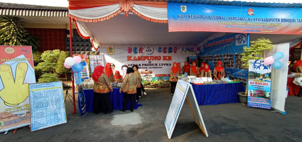 Pameran kampung kb berseri semo sembukan tk kabupaten mewakili distrik jatisrono