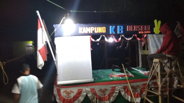 Persiapan pameran kampung KB