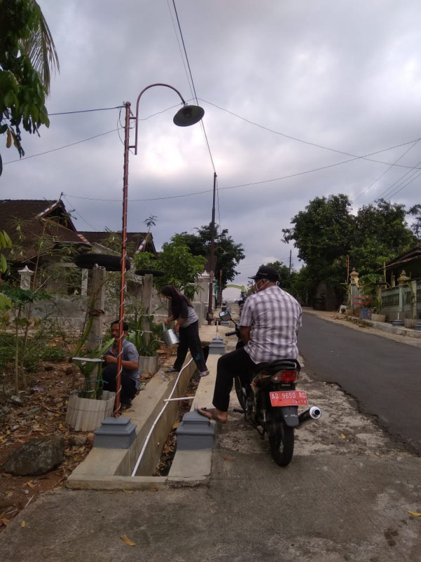 Perawatan Buah naga di Kampung KB Berseri