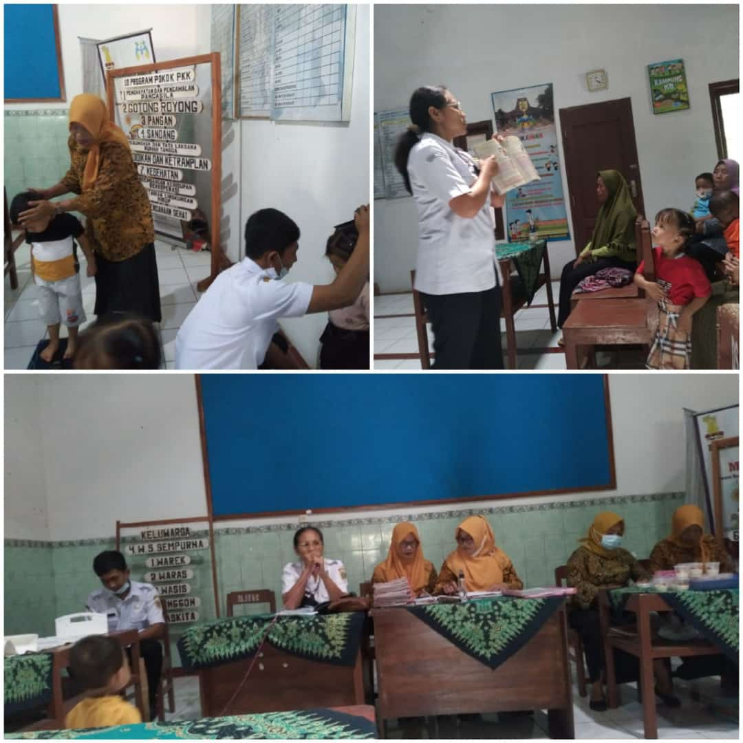 Pemantauan tumbuh kembang anak dan pemberian gizi tambahan