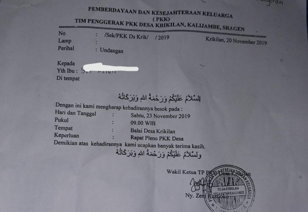 Undangan Pertemuan