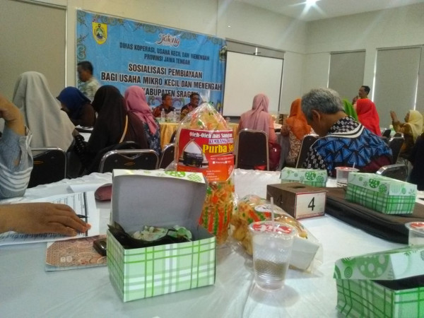 Sosialisasi Pembiayaan Untuk UMKM Kab. Sragen