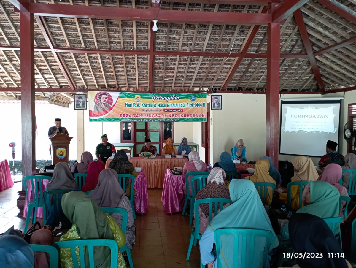 Memperingati Hari R.A Kartini dan Halal Bihalal Idul Fitri 1444 H Desa Tanjungsari