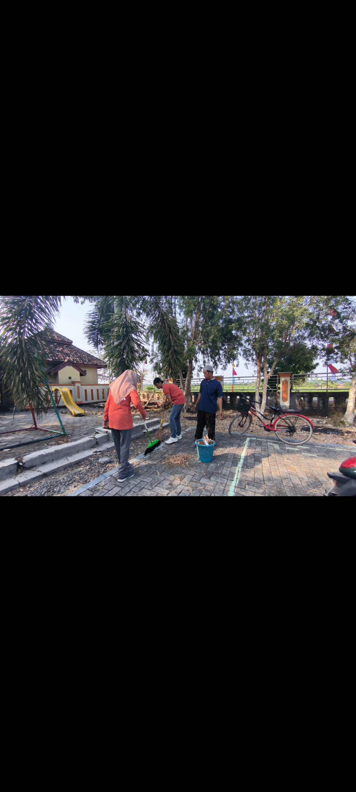 Jumat Bersih Bersama Perangkat Desa Tanjungsari dan Warg Masyarakat Desa Tanjungsari