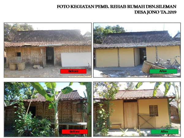 Kegiatan Pembangunan Drainase dan Rehab Rumah Th. 2019 di Kampung KB