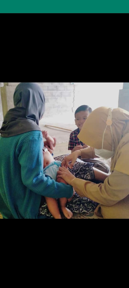Imunisasi balita Desa Rejosari Bulan Juni 2022