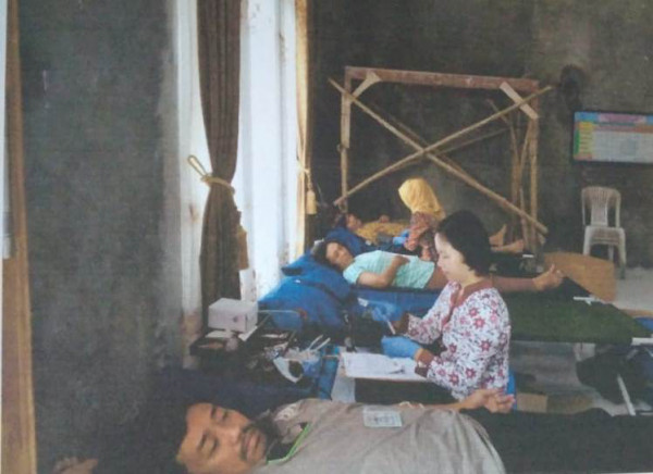 Partisipasi masyarakat yang besar terhadap kegiatan donor darah