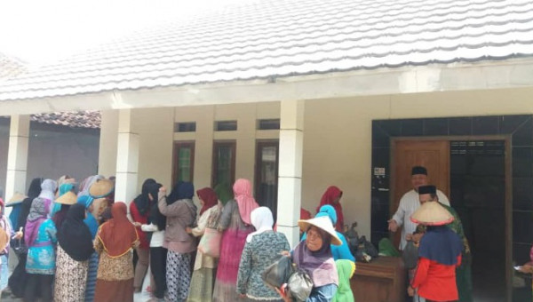 Desa Pulorejo  mendapat giliran lapanan Jumat Pahing/Penghitungan KOIN NU