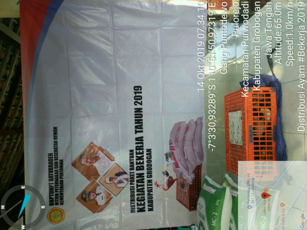 Distribusi paket bantuan kegiatan BEKERJA tahun 2019