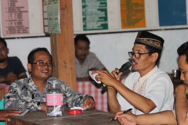 penghitungan perolehan suara di dusun Pulorejo