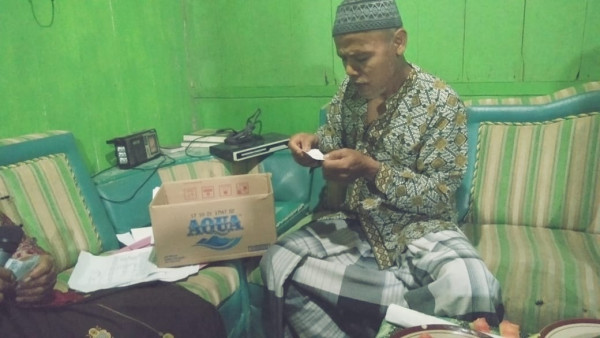 penghitungan suara di dusun Winong