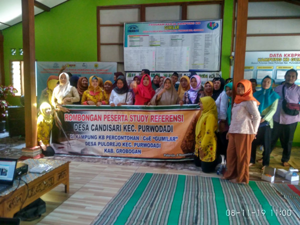 Peserta study itru dari Desa Candisari