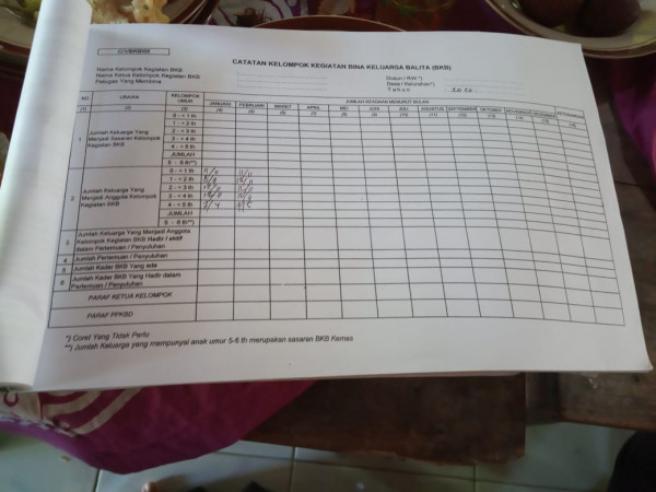 laporan kegiatan BKB