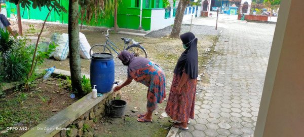 cuci tangan dulu sebelum setor