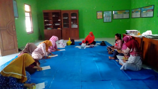 setelah senam mendapat kuliah tambahan masalah seputar kehamilan