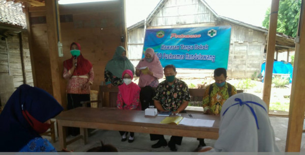 Penyuluhan Covid 19 dan Bahaya Merokok Di Kampung KB Gempol Lestari