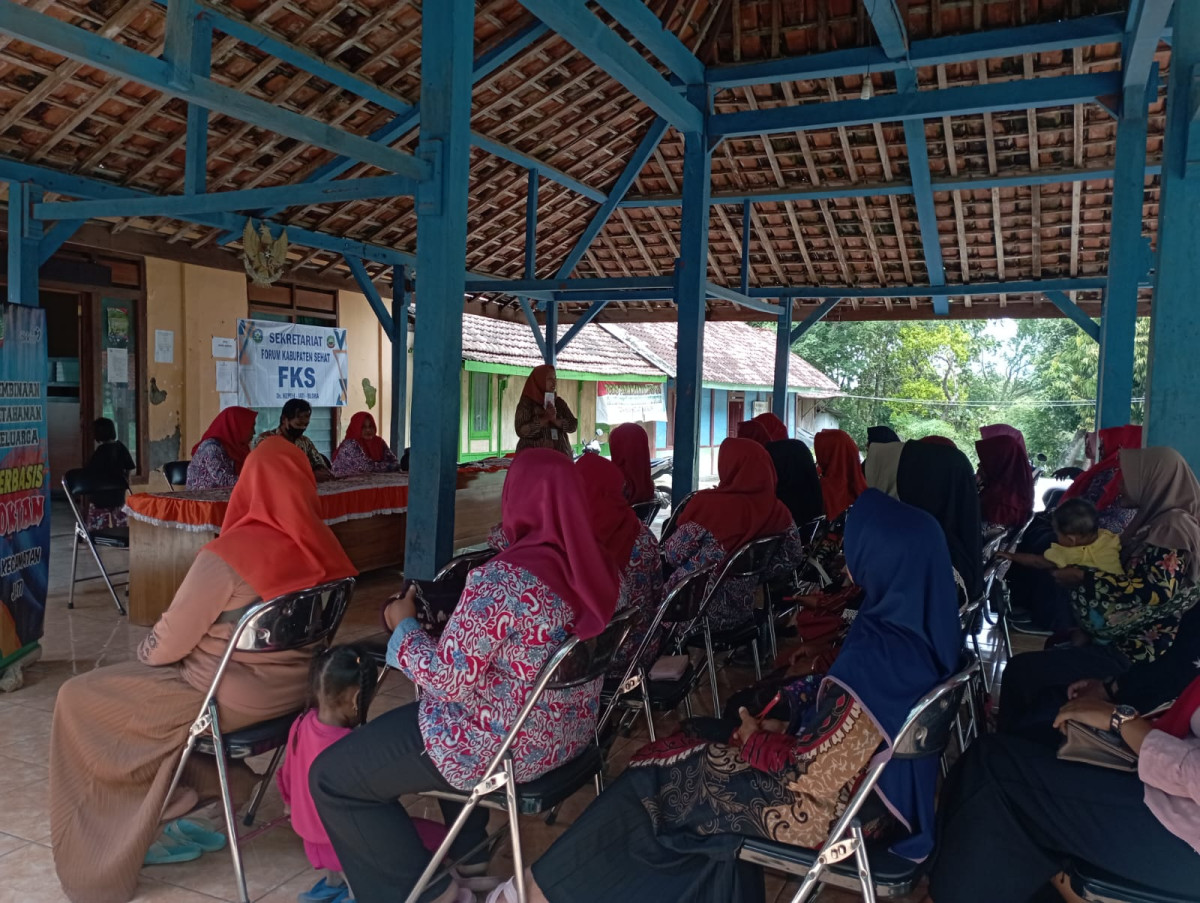 Sosialisasi Kegiatan PBKR di Kampung KB Guyub Rukun Desa Kepoh