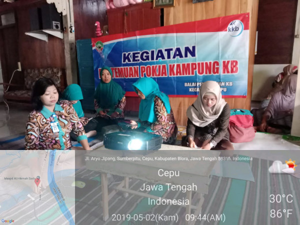 kegiatan pokja kampung KB di desa Sumberpitu