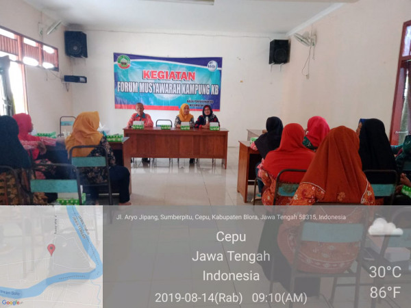 peserta kegiatan forum musyawarah