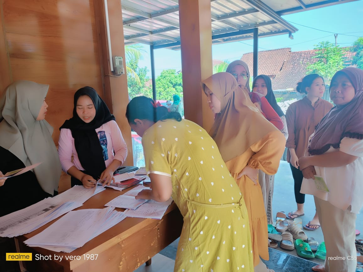 Monev Posyandu oleh Kader IMP