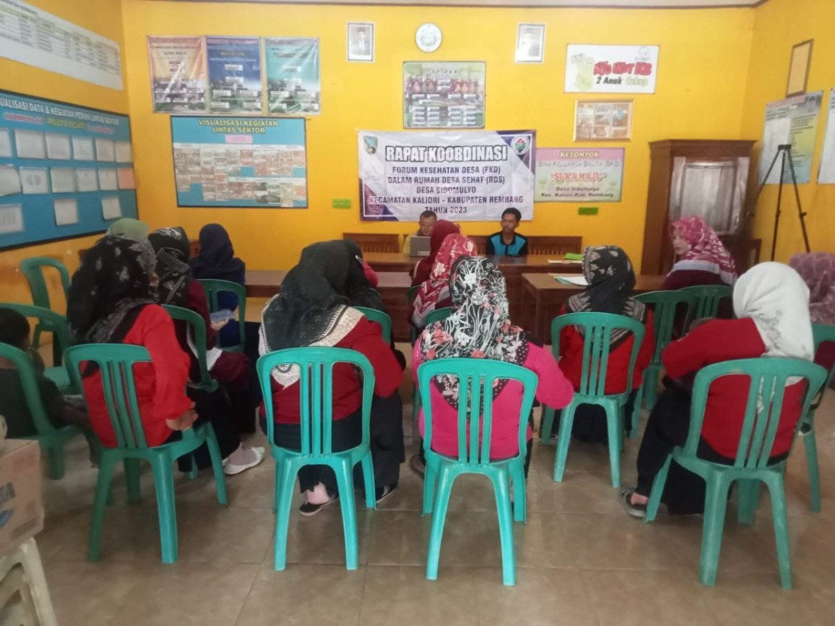 Rapat Internal Forum Kesehatan Desa dalam Rumah Desa Sehat (RDS)