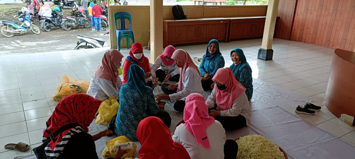 persiapan pembuatan nasi ransum