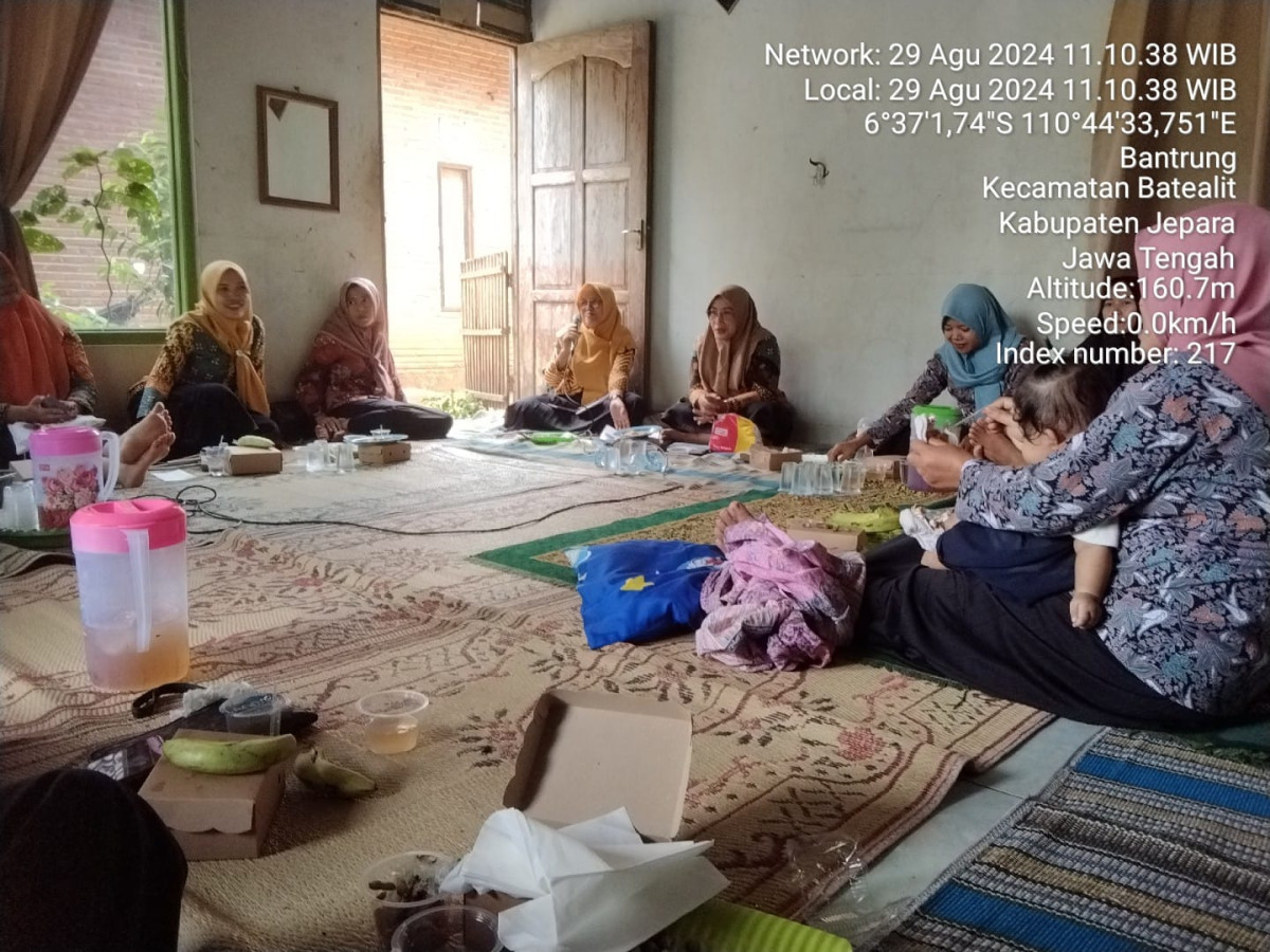 Kegiatan pokja kampung kb di desa batealit...hari rabu tanggal 28 agustus 2024