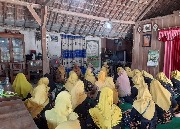 Sambutan dari ibu TP PKK