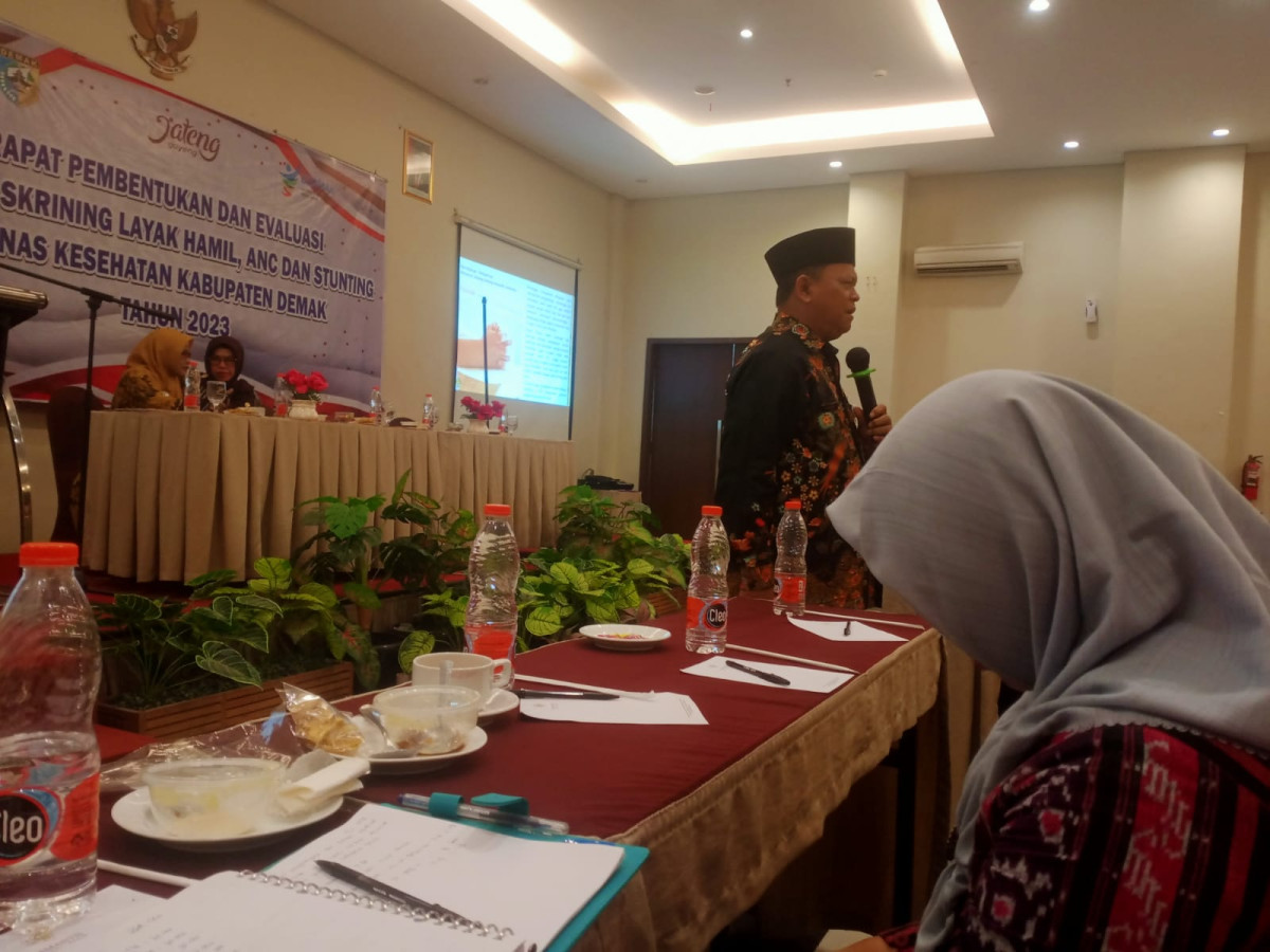 Pengisian Materi oleh Bpk. H. Ali Mustofa Dari Kemenag Kabupaten Demak