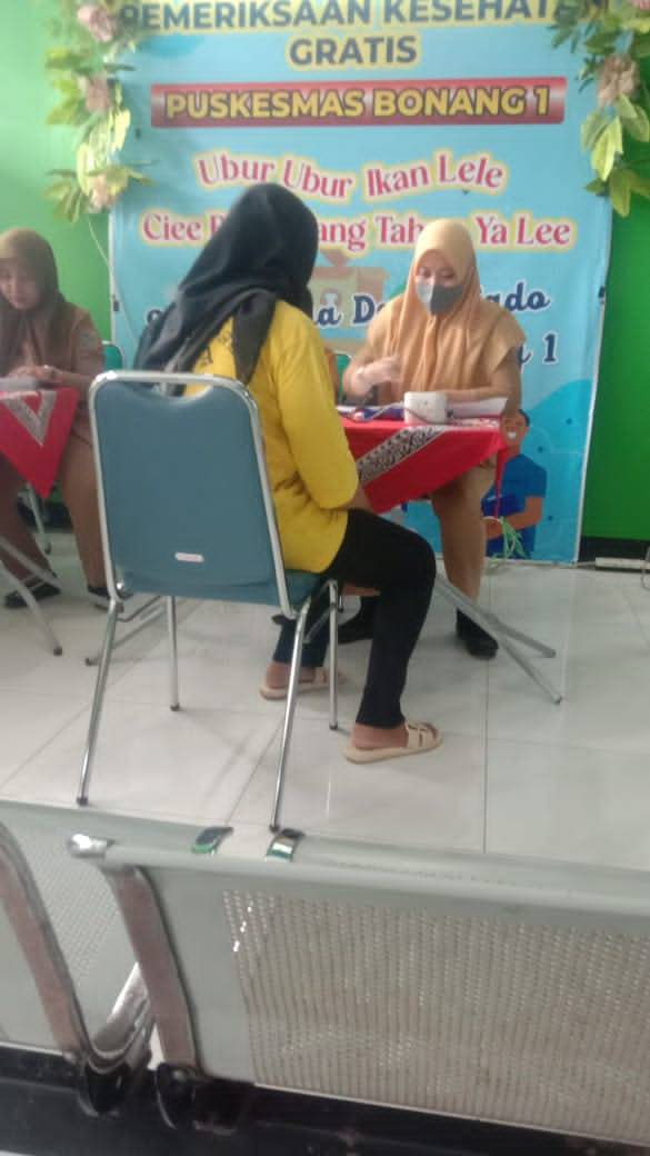 pelayanan MKJP diPKM1 Bonang