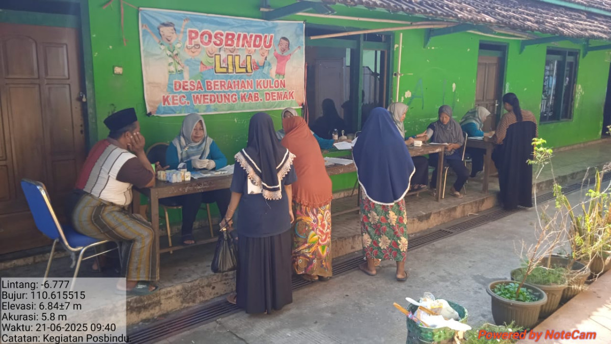 Kegiatan Posbindu " Lili "