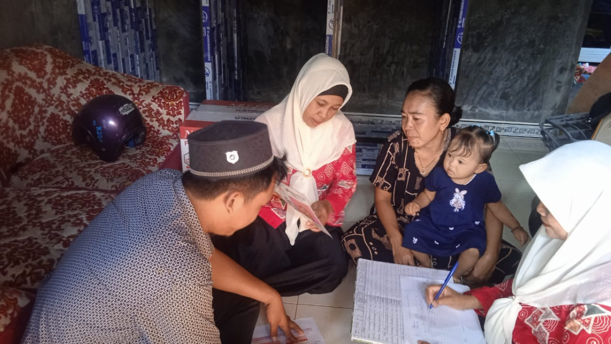 Pendampingan baduta oleh Tim TPK 829