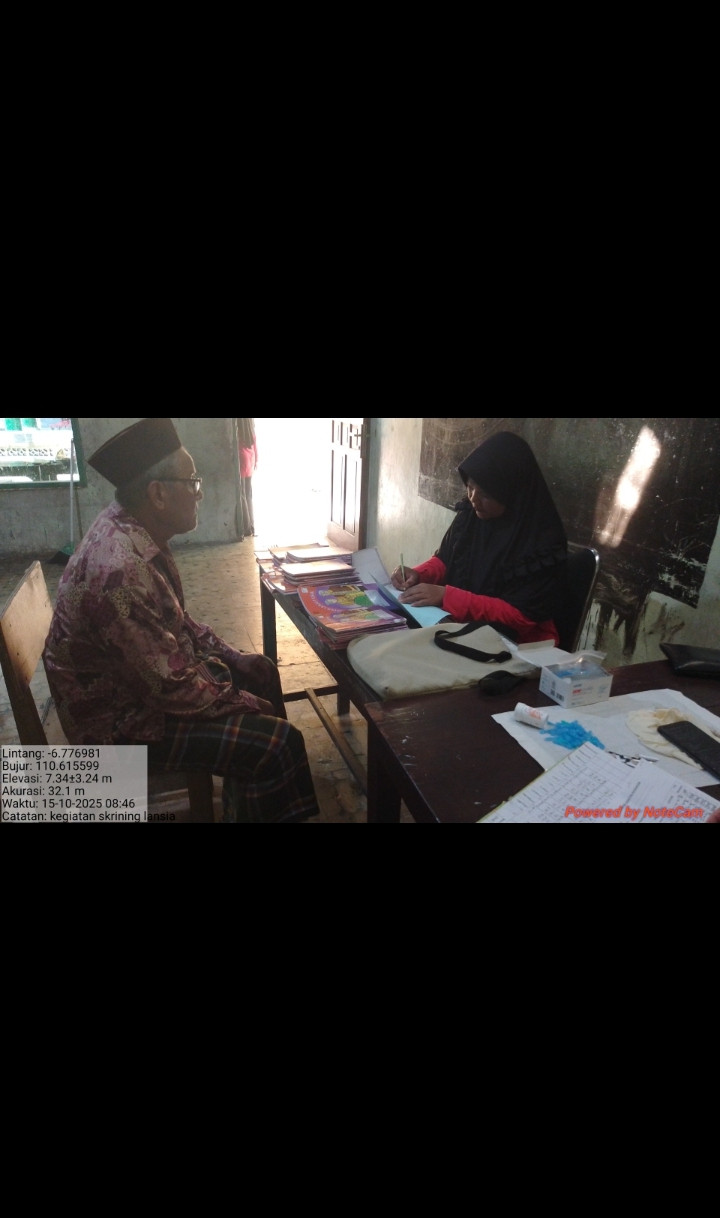 Kegiatan skrining lansia