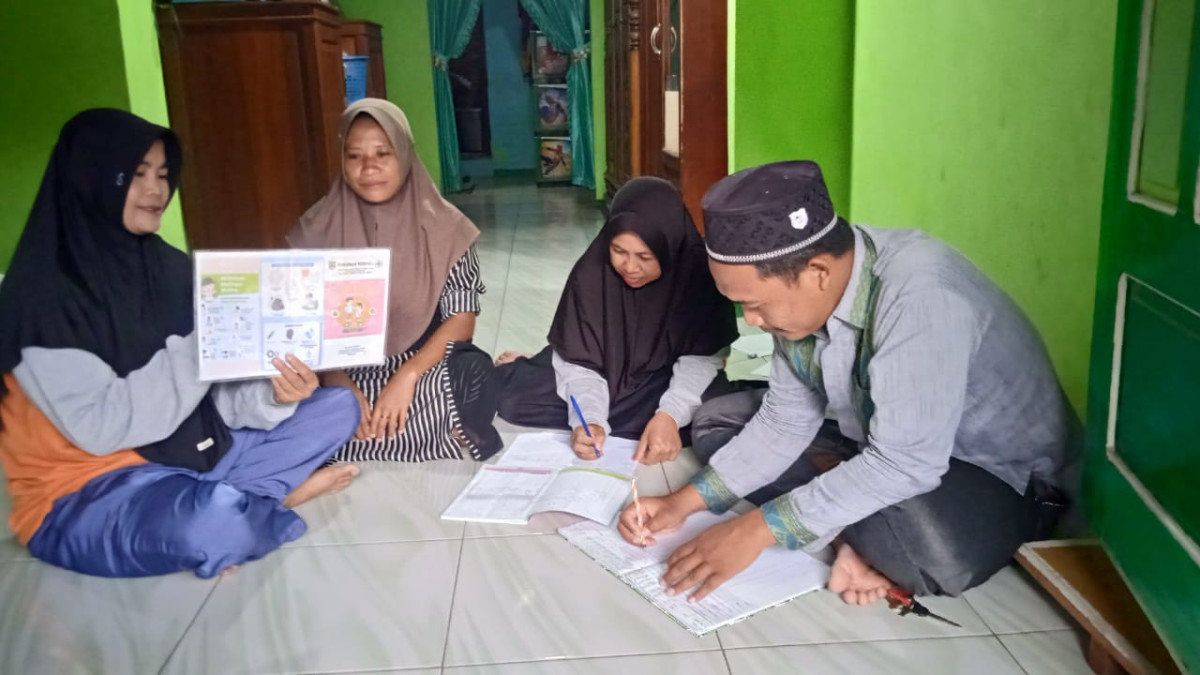 Pendampingan ibu hamil oleh TPK 829