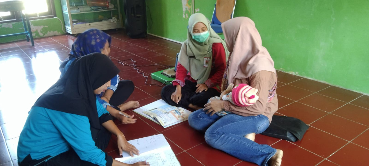 Pendampingan baduta oleh Tim TPK 827