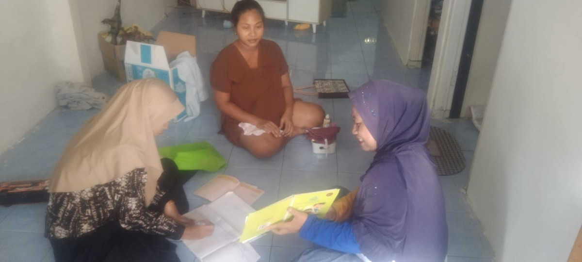 Pendampingan baduta oleh Tim TPK 827