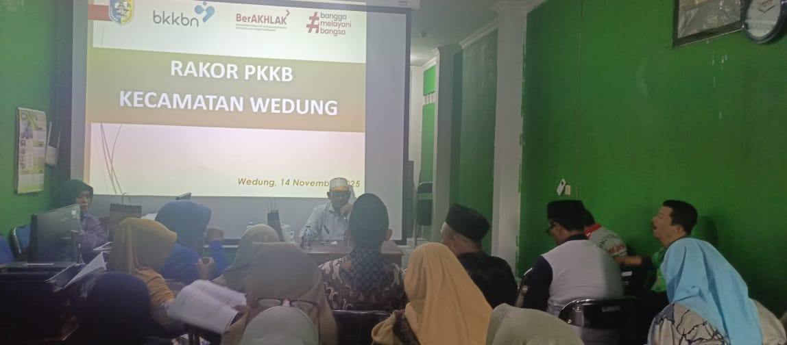 Rakor ppkbd kecamatan Wedung