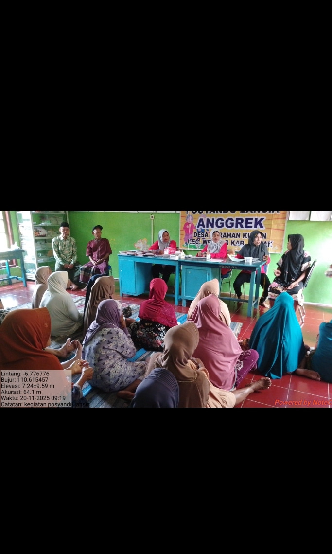 Kegiatan skrining lansia