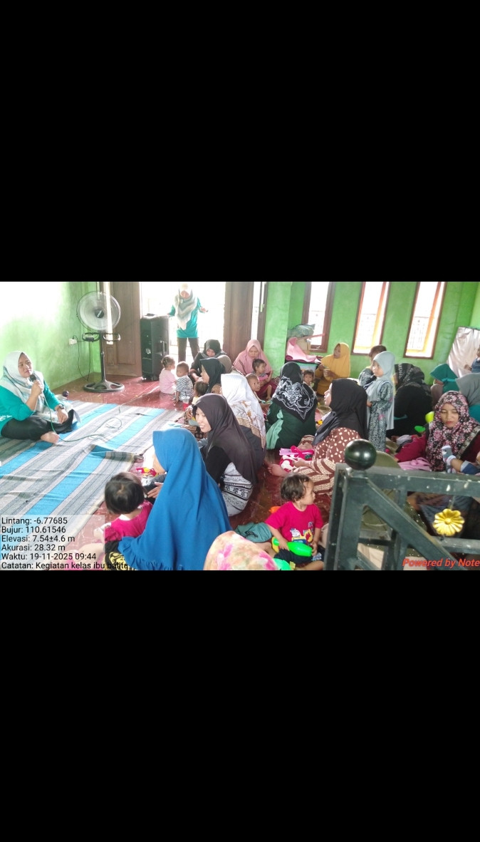 Kegiatan kelas ibu balita