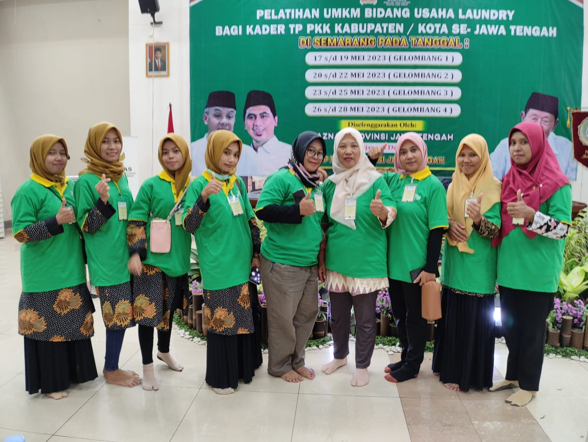 Pelatihan UMKM bidang usaha Laundry bagi kader TP PKK kabupaten/kota se-Jateng