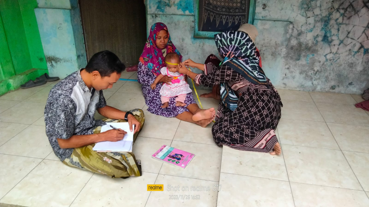 Pendampingan balita oleh TPK